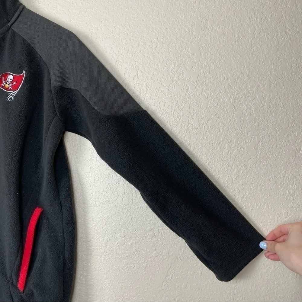 NFL Tampa Bay Buccaneers Long Sleeve 1/4 Zip Pullover Size Medium Women